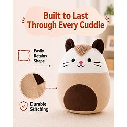 Babyhug Height 40cm Squishy Mouse Plush Pillow Ultra-Soft Cuddly Cushion Toy for Kids | Huggable Plush Pillow for Sleep & Play | Lightweight & Cozy | Nursery Decor & Gifting | Super Soft | BIS
