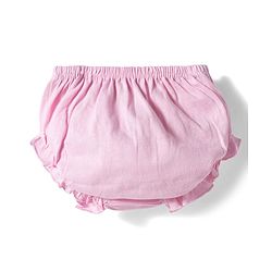 Babyhug Single Jersey Knit Half Sleeves Heart Printed Frock with Bow Applique Bloomer & Headband - Pink