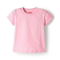 Babyhug 100% Cotton Knit T-Shirts Half Sleeves with Graphics Pack of 3 Multi Color 6-9 Months