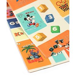 Babyhug Disney Reversible Learning & Play Floor Mat - Mickey & Stitch Theme| 180x150 cm| Dense 8mm Thickness|Waterproof Foam|Crawling & Baby Massage Mat| Foldable & Portable| BIS Certified| 04 Years