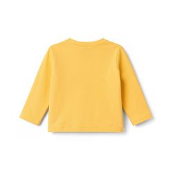 Babyhug Cotton Knit Full Sleeves Animal Printed T-Shirt & Pyjama Night Suit - Yellow