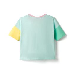 Babyhug Disney Single Jersey Knit T-Shirt with Marie Graphics Half Sleeves Multi Color 3-6 Months