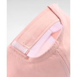 Babyhug Twill Woven Baseball Cap with Cherry Embroidery Pink - Diameter 16 cm