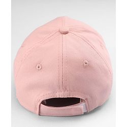 Babyhug Twill Woven Baseball Cap with Cherry Embroidery Pink - Diameter 16 cm