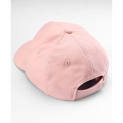 Babyhug Twill Woven Baseball Cap with Cherry Embroidery Pink - Diameter 16 cm