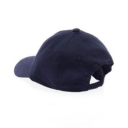 Babyhug Twill 100% Cotton Woven Baseball Cap With Text Print Navy Blue - Diameter 14.5 cm