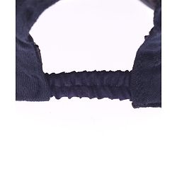 Babyhug Twill 100% Cotton Woven Baseball Cap With Text Print Navy Blue - Diameter 14.5 cm