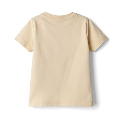 Babyhug Single Jersey Knit Half Sleeves T-Shirt & Shorts Set with Animal Print - Light Brown & Green