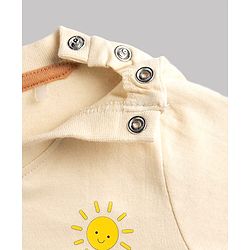 Babyhug Single Jersey Knit Half Sleeves T-Shirt & Shorts Set With Van & Animal Print - Brown