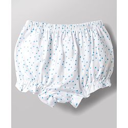 Babyhug 100% Cotton Single Jersey Knit Bloomers With Floral & Polka Dots Print Pack of 3 - Multicolor