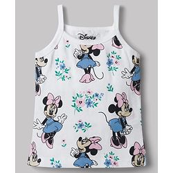 Babyhug Disney Single Jersey Knit Sleeveless Slips With Minnie Mouse Graphic Pack of 2 - Multicolor