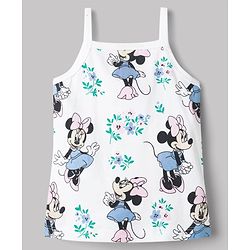 Babyhug Disney Single Jersey Knit Sleeveless Slips With Minnie Mouse Graphic Pack of 2 - Multicolor