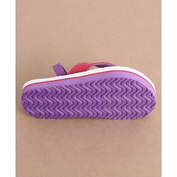 Cute Walk by Babyhug Back Strap Hearts Printed Flip Flops - Pink