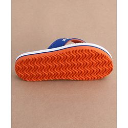 Cute Walk by Babyhug Flip Flops with Boat Print - Light Blue