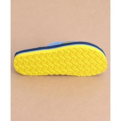 Cute Walk by Babyhug Slip On Cherry Printed Flip Flops - Navy Blue