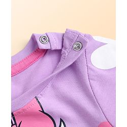 Babyhug Disney Single Jersey Knit Half Sleeves T-Shirts with Minnie & Friends Graphics Pack of 3 - Multicolor