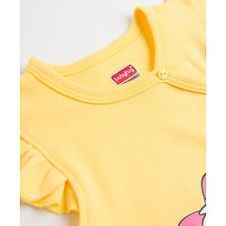 Babyhug 100% Cotton Knit Antibacterial Sleeveless Jhablas With Cat Bow & Polka Dot Print Pack of 3 - Multicolor