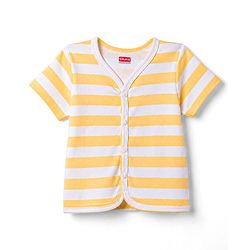 Babyhug 100% Cotton Interlock Knit Half Sleeves  Antibacterial Jhablas With Bear Print Pack of 3 - Multicolor