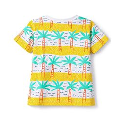 Babyhug Cotton Knit T-Shirts Half Sleeves with Graphics Pack of 2 Multi Color 6-9 Months