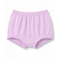 Babyhug 100% Cotton Single Jerssey Knit Antibacterial Bloomers With Polka Dots & Floral Print Pack of 3 - Multicolor