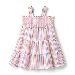 Babyhug Cotton Woven One Piece Dresses/Frocks Sleeveless Tiered Yellow 9-12 Months