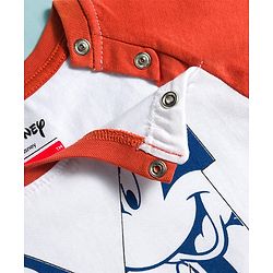 Babyhug Disney Single Jersey Knit Raglan Half Sleeves T-Shirt With Mickey Mouse Graphics - Multicolor