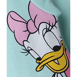 Babyhug Interlock Knit Full Sleeves Sleep Suit with Minnie & Friends Pack of 2 - White & Sea Green