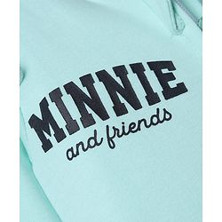 Babyhug Interlock Knit Full Sleeves Sleep Suit with Minnie & Friends Pack of 2 - White & Sea Green