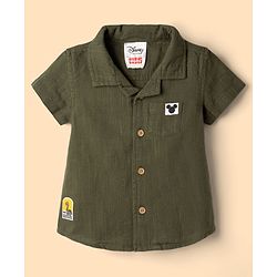 Babyhug Disney Half Sleeves Shirt & Shorts Set With T-Shirt & Mickey Mouse Graphics - Multicolor