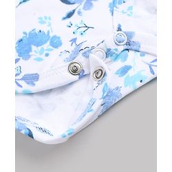 Babyhug 100% Cotton Interlock Knit Sleeveless Onesies With Floral Print Pack of 3 - Multicolor