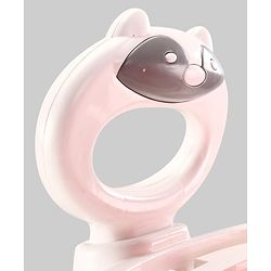 Babyhug 2-in-1 Baby Walker & Push Walker With Musical Play Tray - Pink| Soft Cushion Seat| Compact Fold| Caster Wheels| Adjustable Height| Removable Activity Tray| Toy for 9+ months| Gifting Option