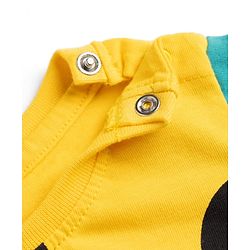 Babyhug Disney Single Jersey Knit Full Sleeves T-Shirt & Pyjama Night Suit With Mickey Mouse & Donald Duck Graphic Pack of 2 - Red / Blue