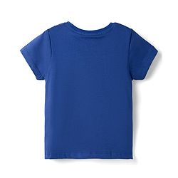 Babyhug Disney 100% Cotton Knit Half Sleeves T-Shirt & Shorts Night Suit With Minnie Mouse Graphic - Navy Blue & Pink