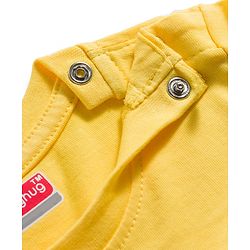 Babyhug Cotton Knit Half Sleeves T-Shirt & Pyjama Night Suit with JCB Print -  Yellow