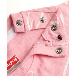 Babyhug 100% Cotton Knit Half Sleeves Cherry Printed T-Shirt - Pink