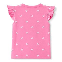 Babyhug 100% Cotton Interlock Knit Half Sleeves Front Open Jhablas With Teddy Bear & Bow Print Pack of 3 - Pink, Dark Pink & Purple