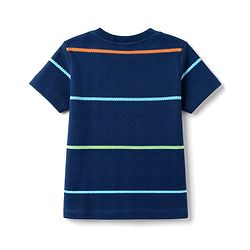 Babyhug Cotton Knit T-Shirt Half Sleeves with Graphics Multi Color 6-9 Months