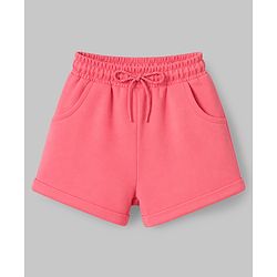Babyhug 100% Cotton Single Jersey Knit Sleeveless Top & Shorts With Watermelon Embroidery - Green & Pink