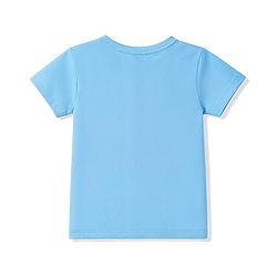 Babyhug 100% Cotton Interlock Knit Half Sleeves Front Open Jhablas with Star & Cub Face Print Pack of 3 - Light Blue