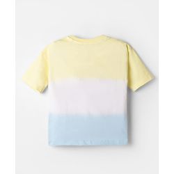 Babyhug Disney Cotton Knit T-Shirt Half Sleeve with Mickey Mouse Graphics Multi Color 6-9 Months