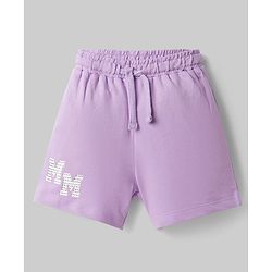 Babyhug Disney 100% Cotton Knit Half Sleeves T-Shirt & Shorts Set With Minnie Mouse Graphics - Multicolor