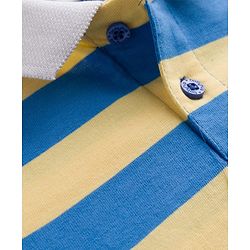 Babyhug Cotton Knit Polo Tee with Graphics Multi Color 12-18 Months