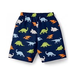 Babyhug Cotton Knit Half Sleeves T-Shirt & Shorts Night-Suit With Dino Print - Green