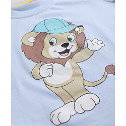 Babyhug Cotton Knit T-Shirts Half Sleeves Graphic Multi Color 6-9 Months Pack of 3