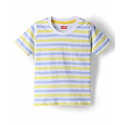 Babyhug Cotton Knit T-Shirts Half Sleeves Graphic Multi Color 6-9 Months Pack of 3