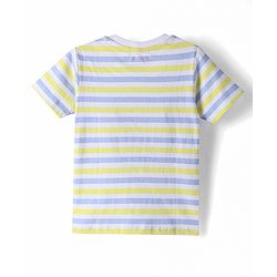Babyhug Cotton Knit T-Shirts Half Sleeves Graphic Multi Color 6-9 Months Pack of 3