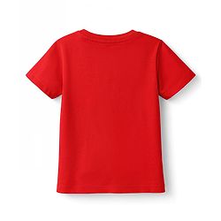 Babyhug 100% Cotton Knit Half Sleeves T-Shirt with Text Print Pack of 3 - Multicolor
