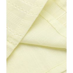 Babyhug 100% Cotton Woven Sleeveless, Frill Sleeves Dobby Top With Floral Embroidery in Beige
