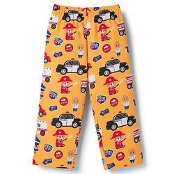 Babyhug Cotton Woven Front Open Half Sleeves Shirt & Pyjama Night Suit Car & Bear  Print - Yellow