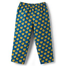 Babyhug Cotton Woven Front Open Half Sleeves Cub Face Printed Shirt & Pyjama Night Suit - Blue